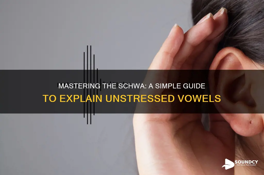 how to explain schwa sounds