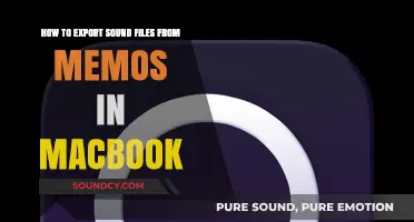 Exporting Sound Files from MacBook's Memos App: A Quick Guide