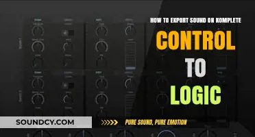 Exporting Sound from Komplete Kontrol to Logic Pro: A Step-by-Step Guide