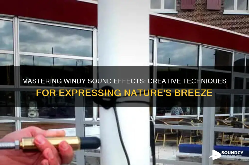 how to express windy sounds