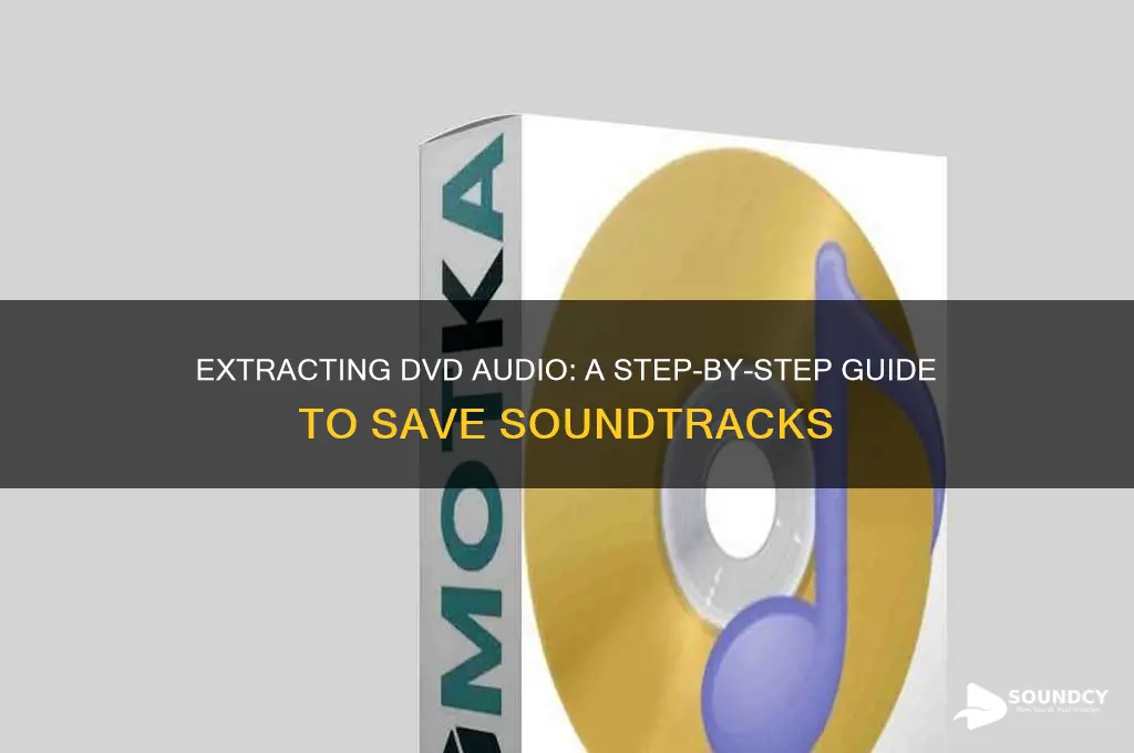 how to extract the sound track from a dvd