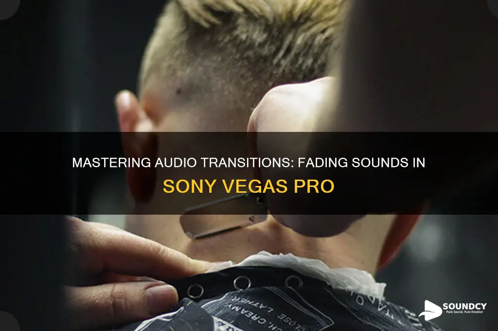 how to fade away a sound in sony vegas