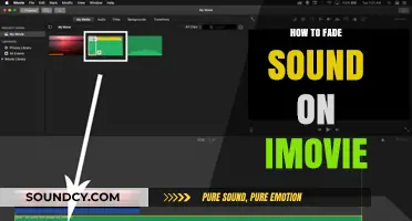 Adjusting Audio: Fading Sound in iMovie