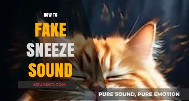 Master the Art of Faking a Sneeze Sound in Seconds