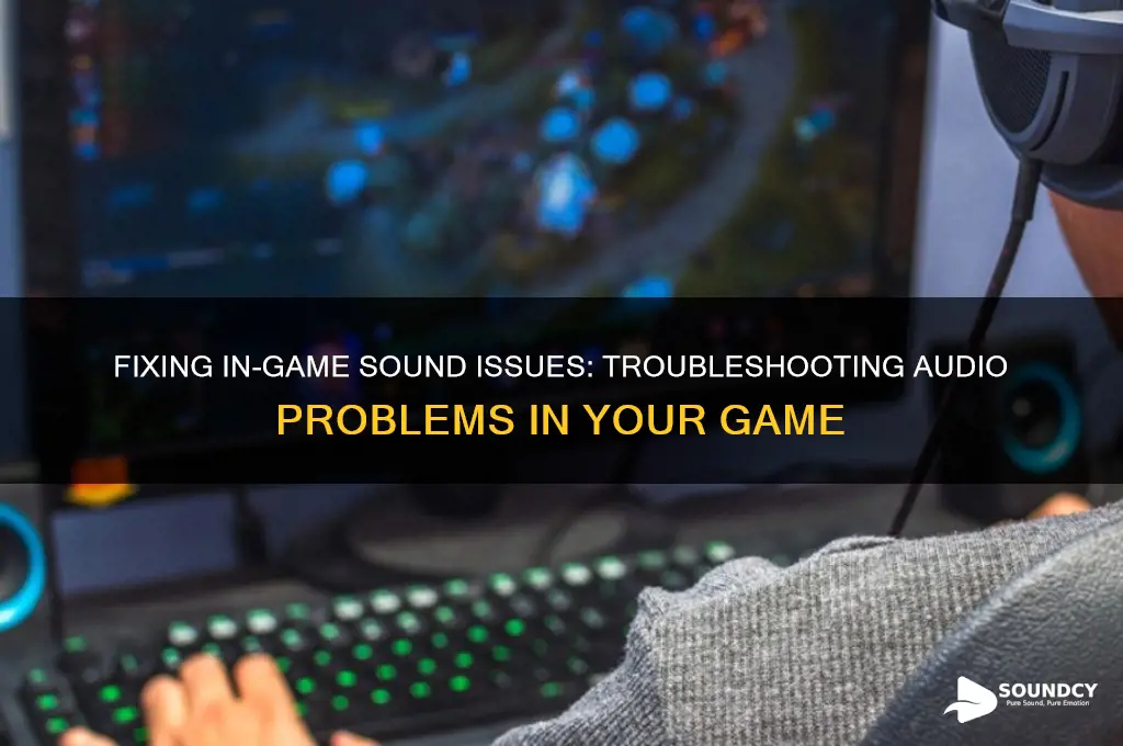 how to fic x not hereing in game sound
