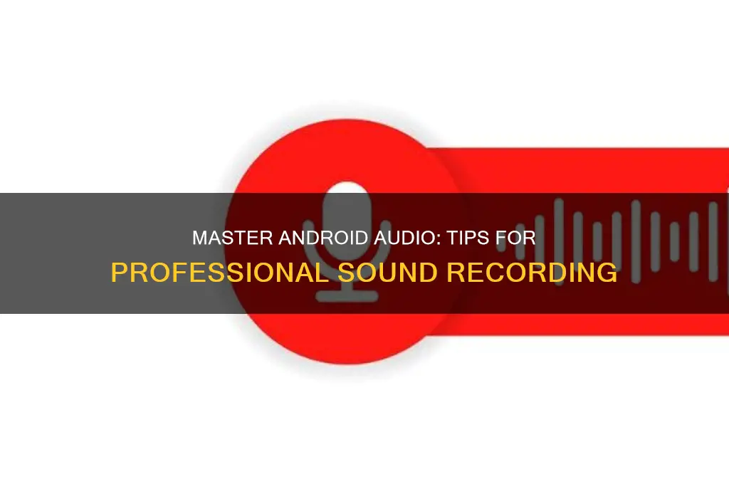 how to film professional sound with my android phone
