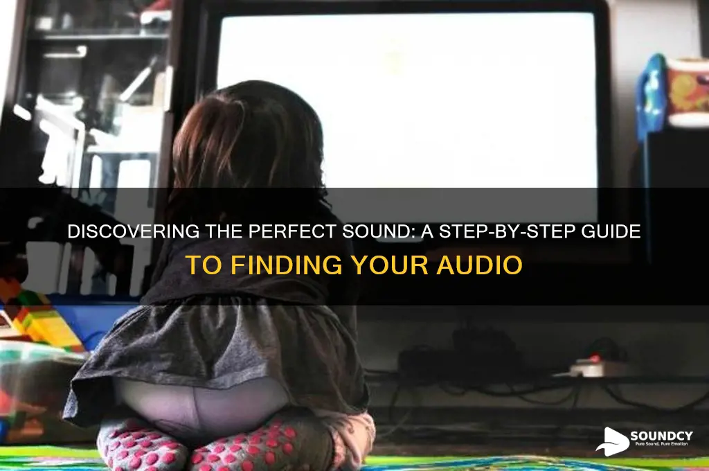 how to find a sound