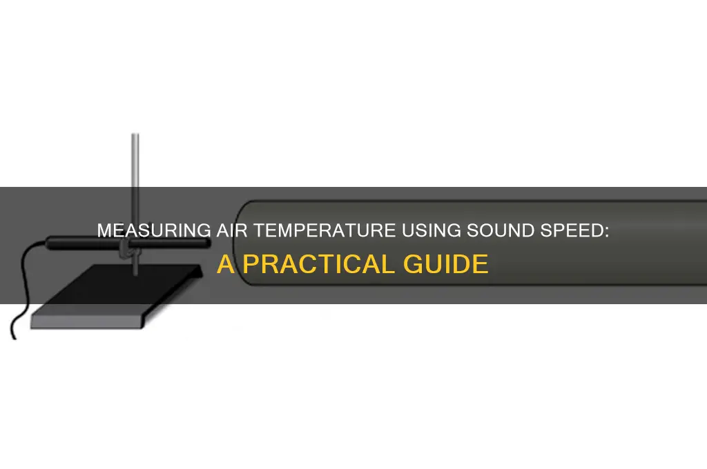 how to find air temperature with speed of sound