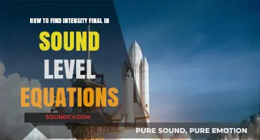 Mastering Sound Level Equations: Calculating Final Intensity Step-by-Step
