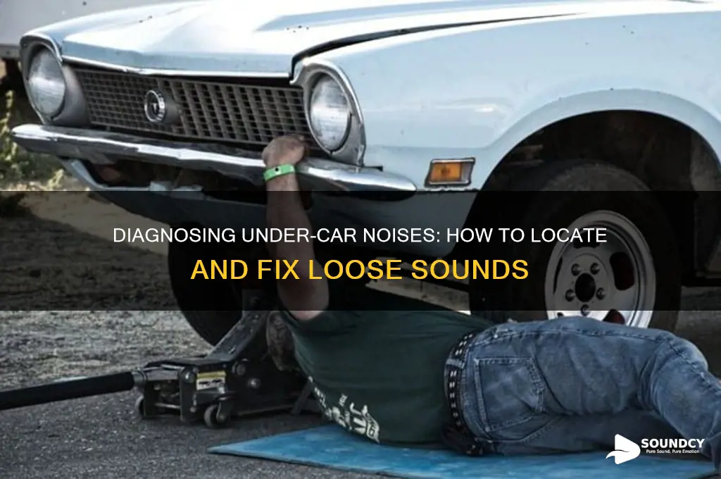 how to find loose sound coming from under car