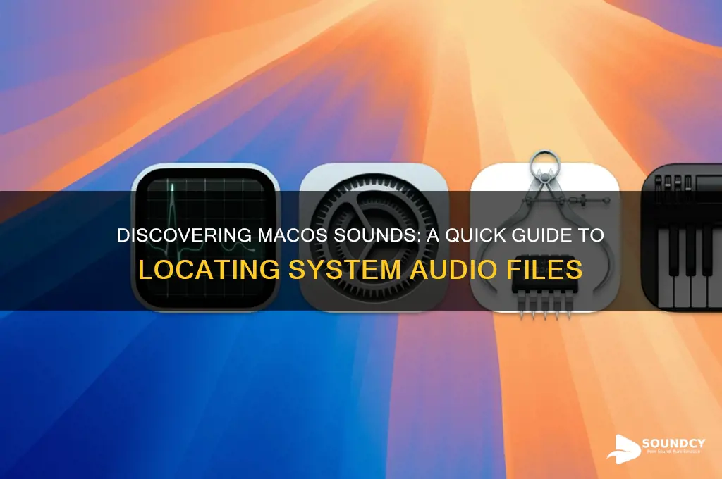 how to find macos sounds