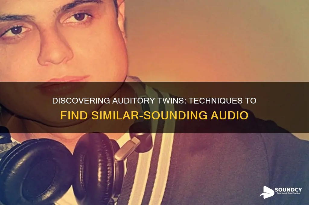 how to find similar sound