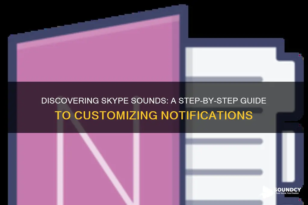 how to find skype sounds