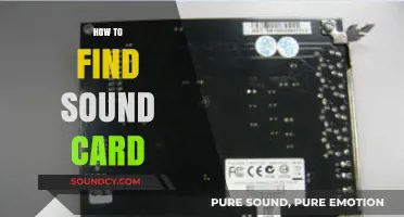 Discovering Your PC's Sound Card: A Step-by-Step Guide to Locating It