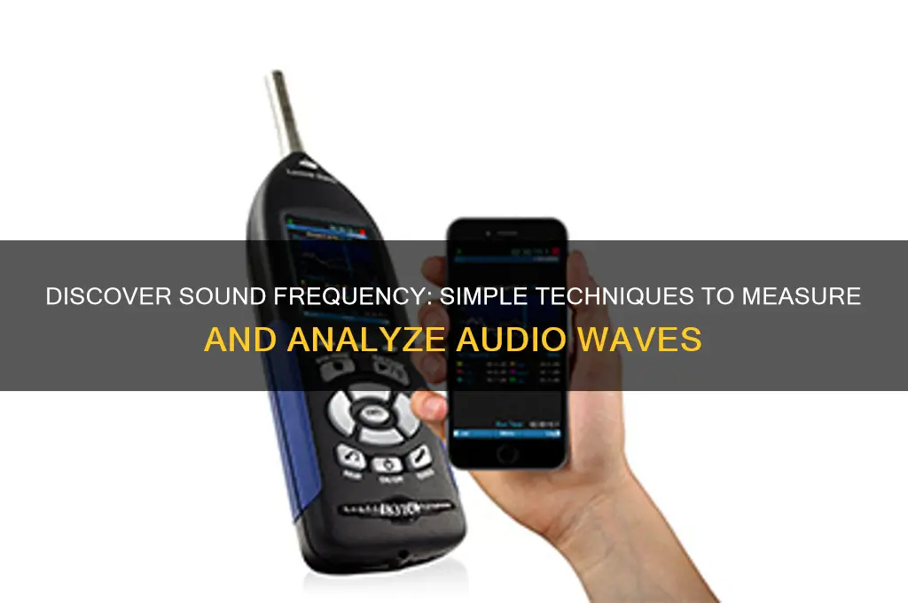 how to find sound frequency
