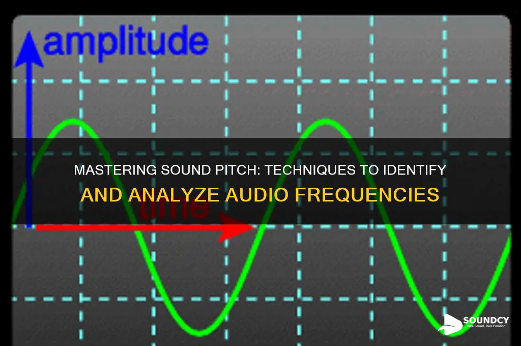 how to find sound pitch