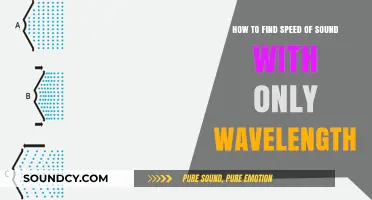 Finding Sound Speed: A Simple Guide Using Wavelength Alone