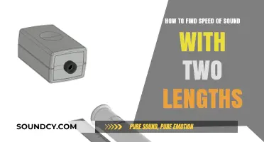 Measuring Sound Speed: Simple Method Using Two Lengths Explained