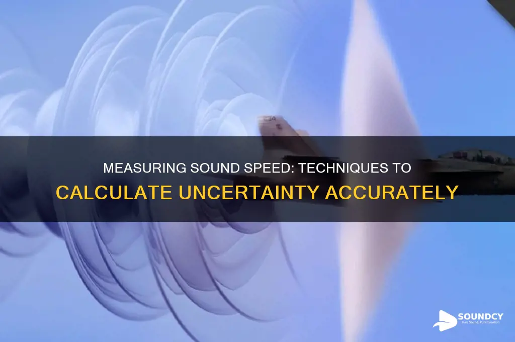 how to find the uncertainty of speed of sound