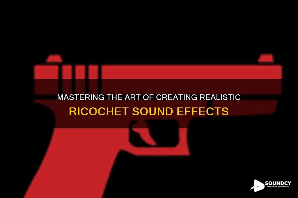 how to foely ricochete sounds