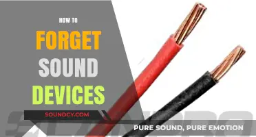Unplug and Reset: Mastering the Art of Forgetting Sound Devices