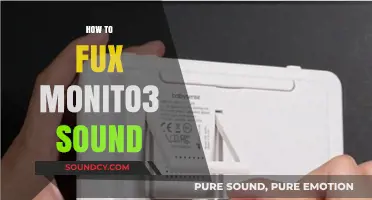 Fix Monitor Sound Issues: A Step-by-Step Troubleshooting Guide
