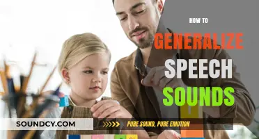 Mastering Speech Sound Generalization: Techniques for Clear and Consistent Articulation