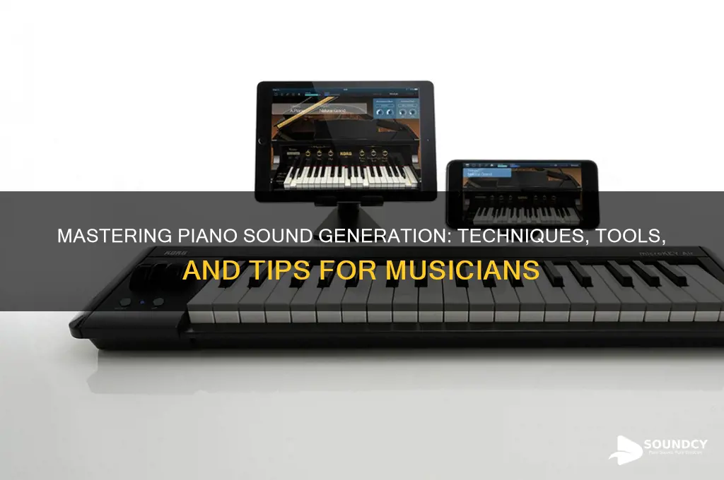how to generate piano sounds