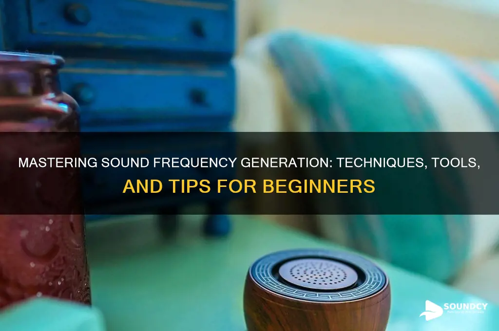 how to generate sound frequency