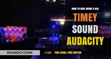 Create Vintage Audio Magic: Old Timey Sound Effects in Audacity