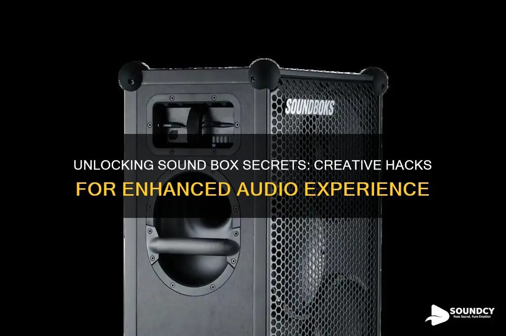 how to hack sound box