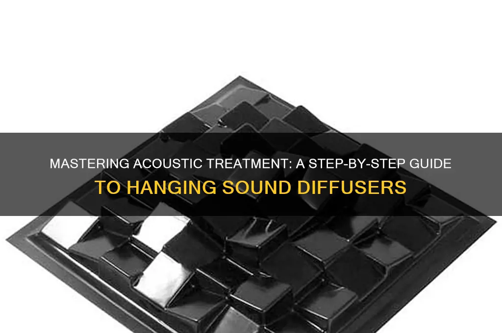 how to hang sound diffuser