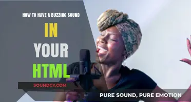 Create a Buzzing Sound Effect in HTML: A Simple Guide