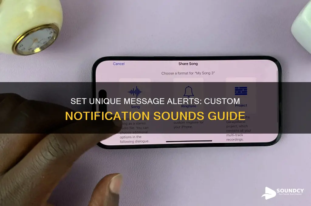 how to have a custom notifaction sound for messages