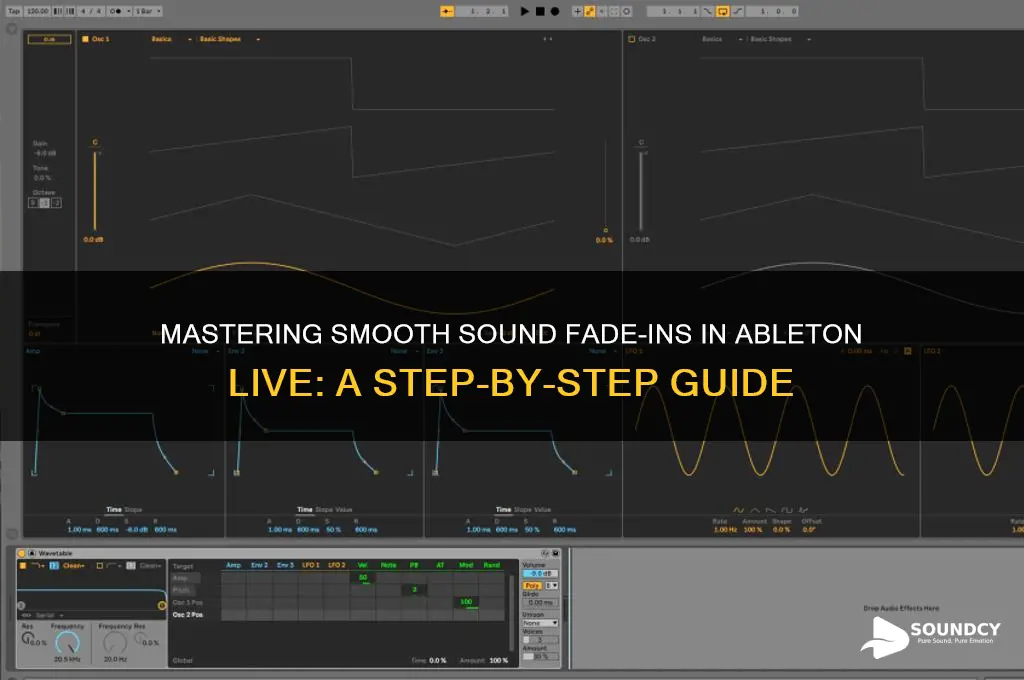 how to have a sound fade in in ableton
