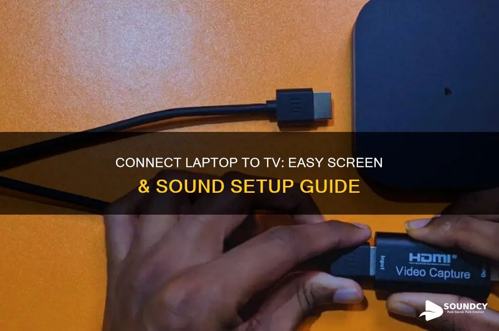 how to have laptop screen on tv with sound