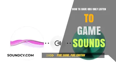 Isolate In-Game Audio: Configure OBS to Capture Game Sounds Only