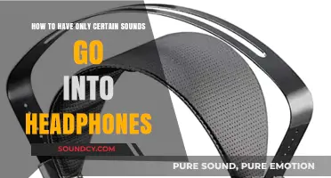 Mastering Audio Routing: How to Direct Specific Sounds to Headphones