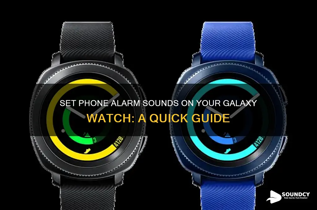 how to have phone alarms sounds on galaxy watch
