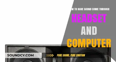 Dual Audio Setup: Play Sound Through Headset and Computer Simultaneously