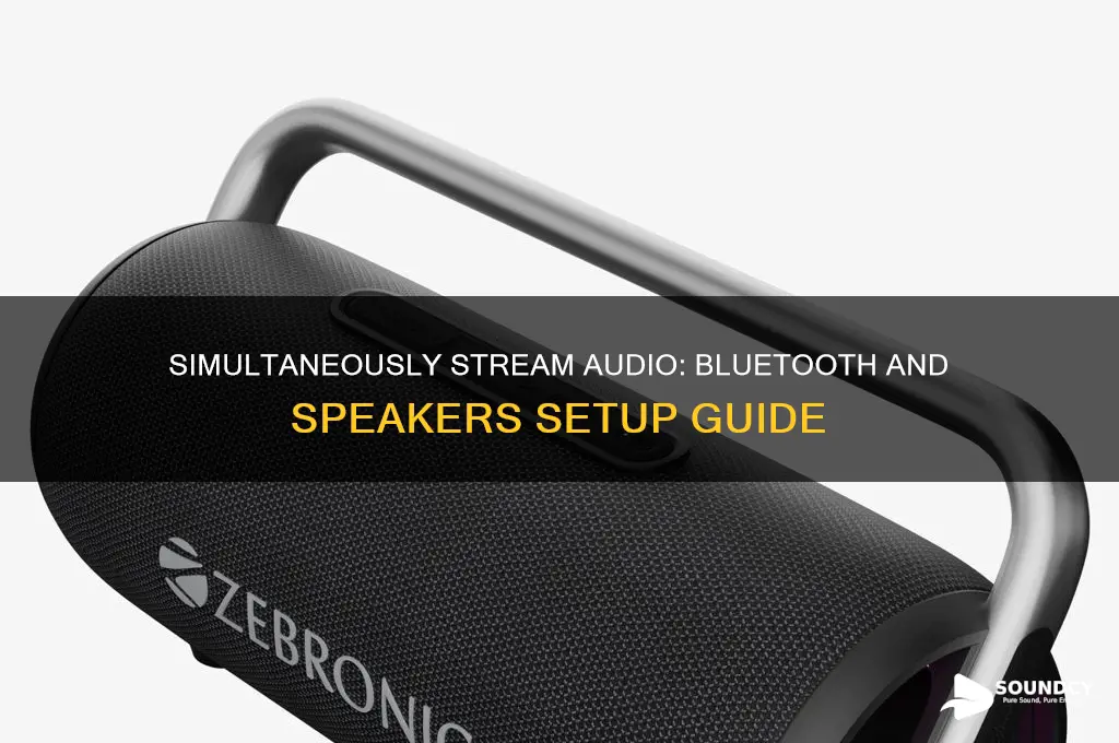 how to have sound go through bluetooth and speakers