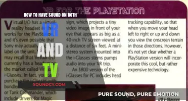 Syncing VR and TV Audio: A Guide to Dual Sound Setup