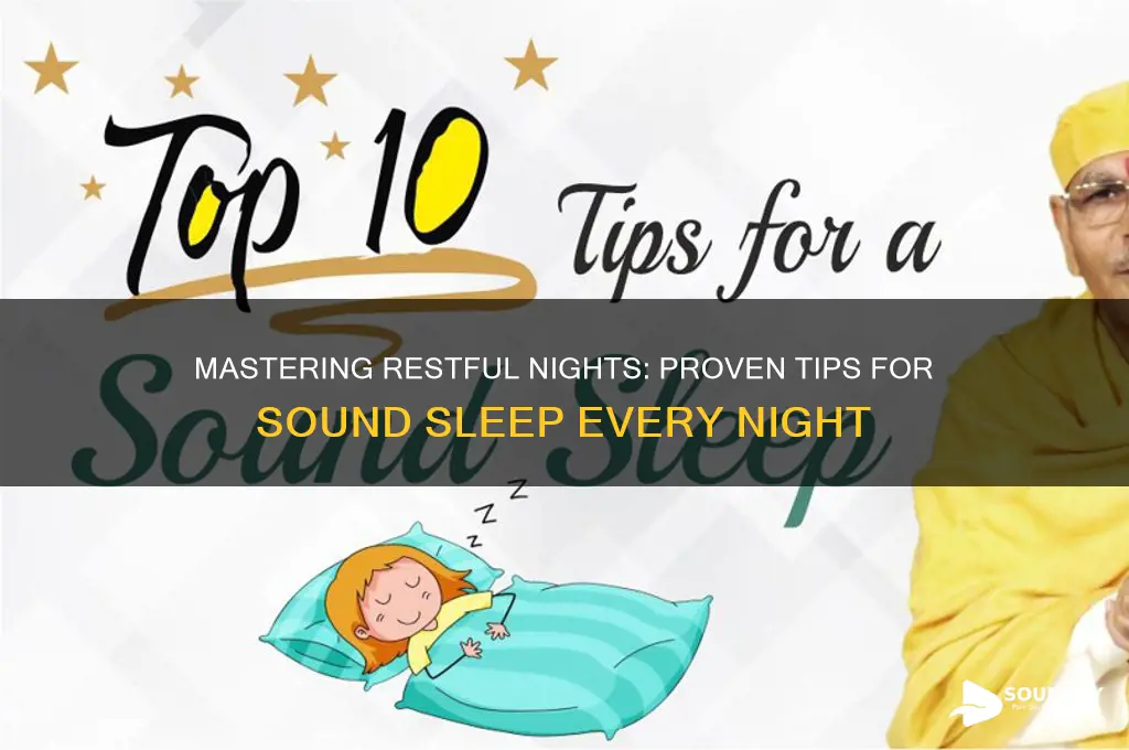 how to have sound sleep