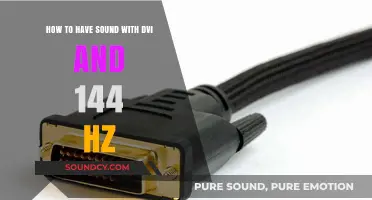 Achieve 144Hz Smooth Gaming with DVI and Audio Setup Guide