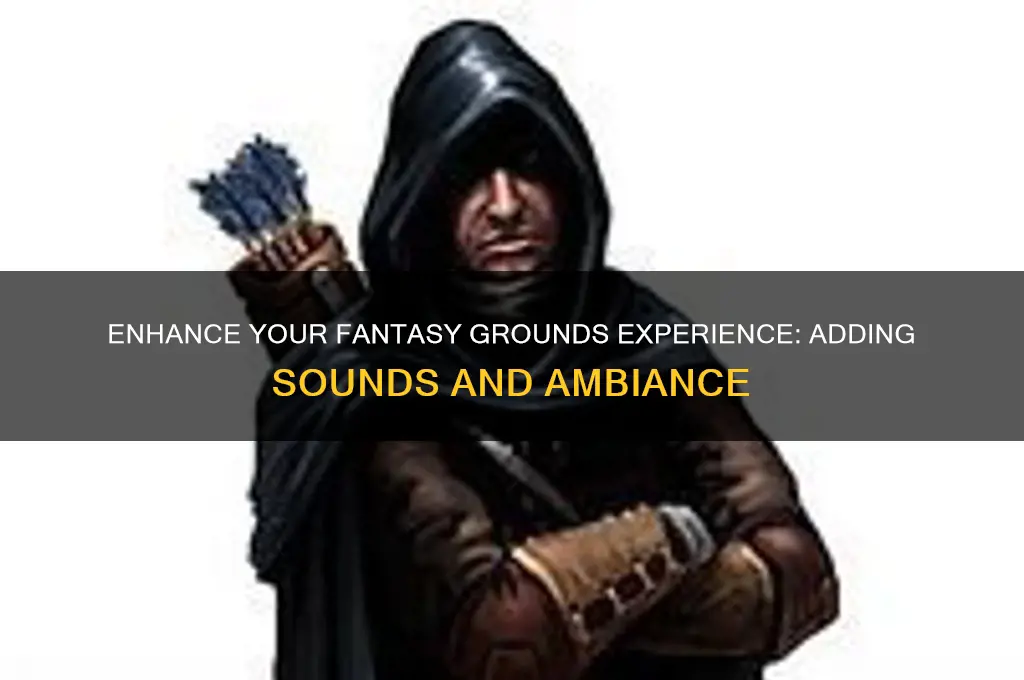 how to have sounds and ambiance in fantasy grounds