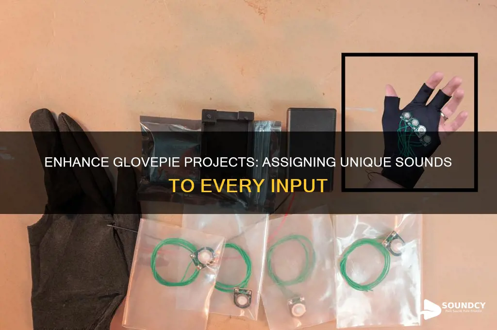 how to have sounds for every input in glovepuie