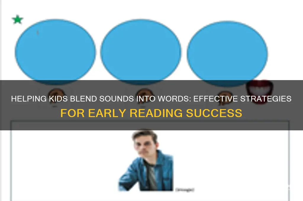 how to help a child blend sounds into words