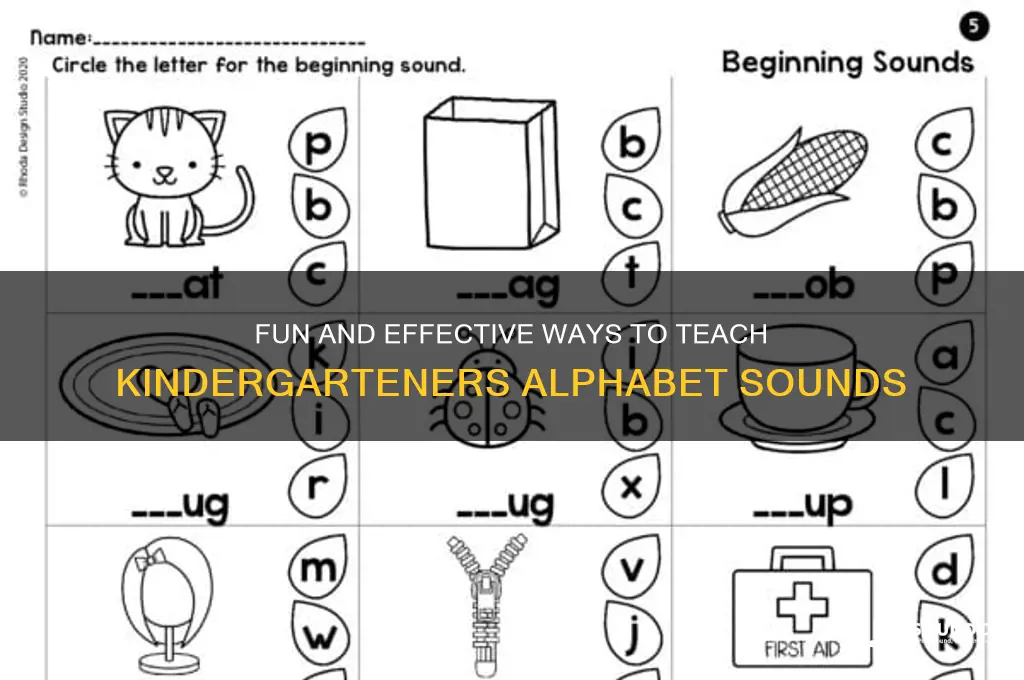 how to help kindergarteners learn the alphabet and sounds