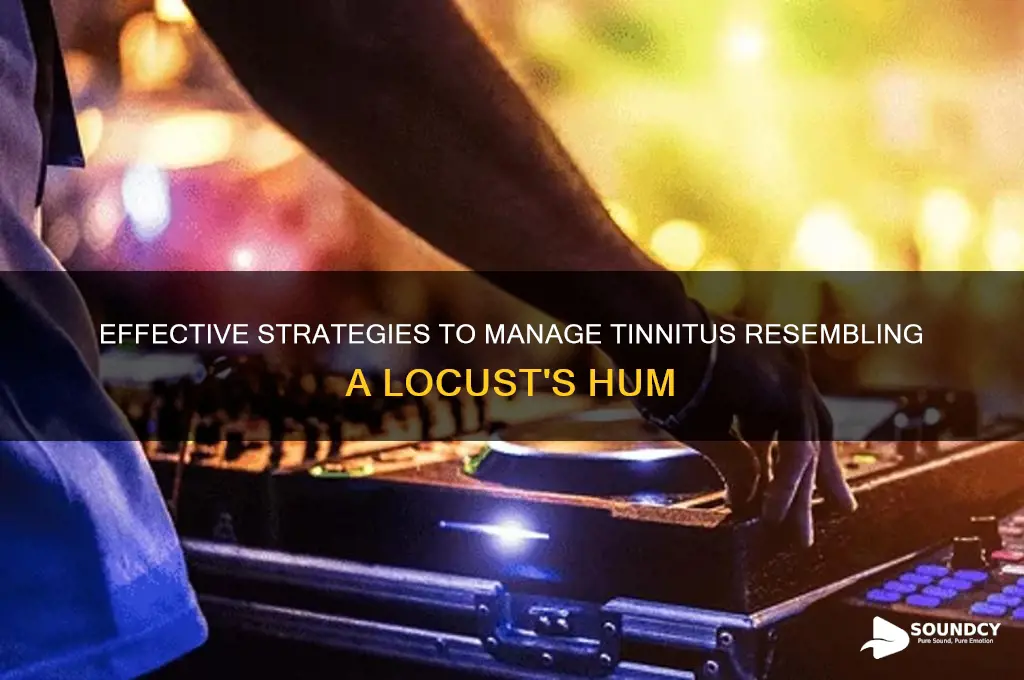 how to help tinitis that sounds like a locus