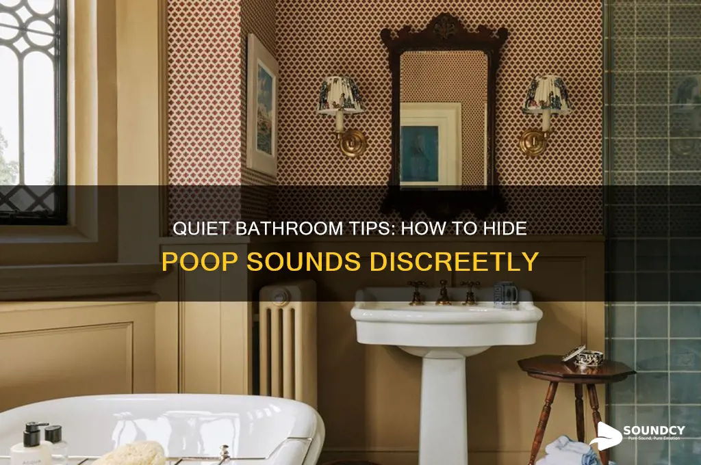 how to hide poop sounds